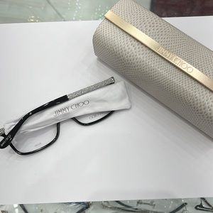 Jimmy Choo Eyeglasses with Swarovski Crystals